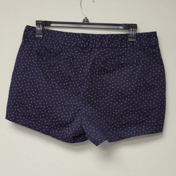 Gap Khakis City 3 inch shorts navy print 14 - Picture 2 of 9